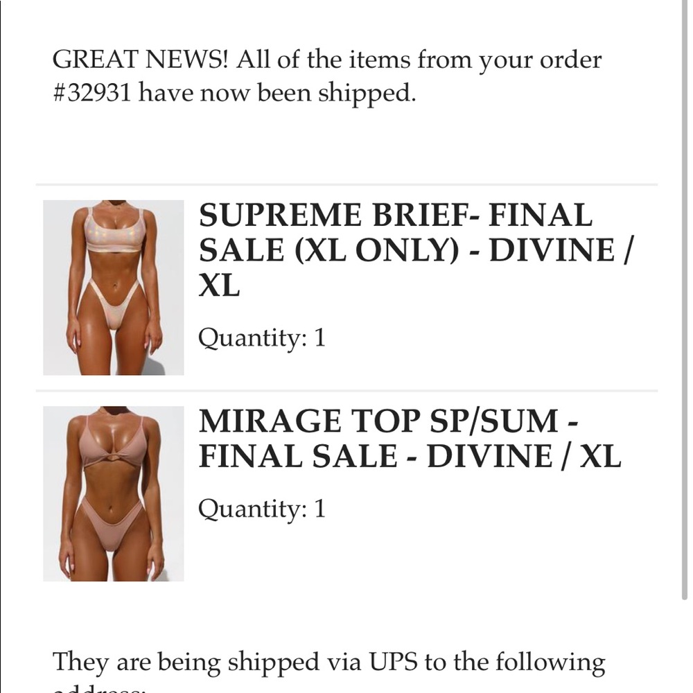 animale minimale XL top/bottom color pink divine
